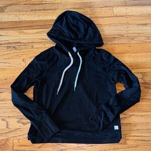 Vuori Midnight Black Long Sleeve Shirt hoodie Halo essential hoodie